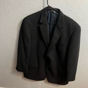 Mens 44R Michael Kors Black Two Button Sport‎ Camel Hair Coat